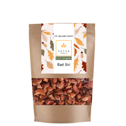 Satva Herbals Bael Giri-Bael Phal-Aegle Marmelos-Raw Herbs-Bael Fruit Dry-Wood Apple-Single Herbs-Jadi Booti