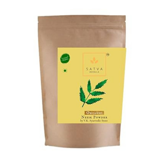 Satva Herbals Natural Neem Leaves Powder for Clear Skin, Neem Powder for Hair Growth
