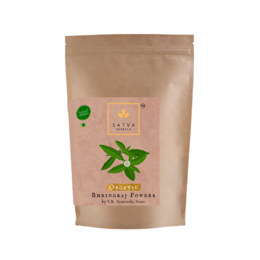 Satva Herbals Organic Bhringraj Powder For Hair Growth