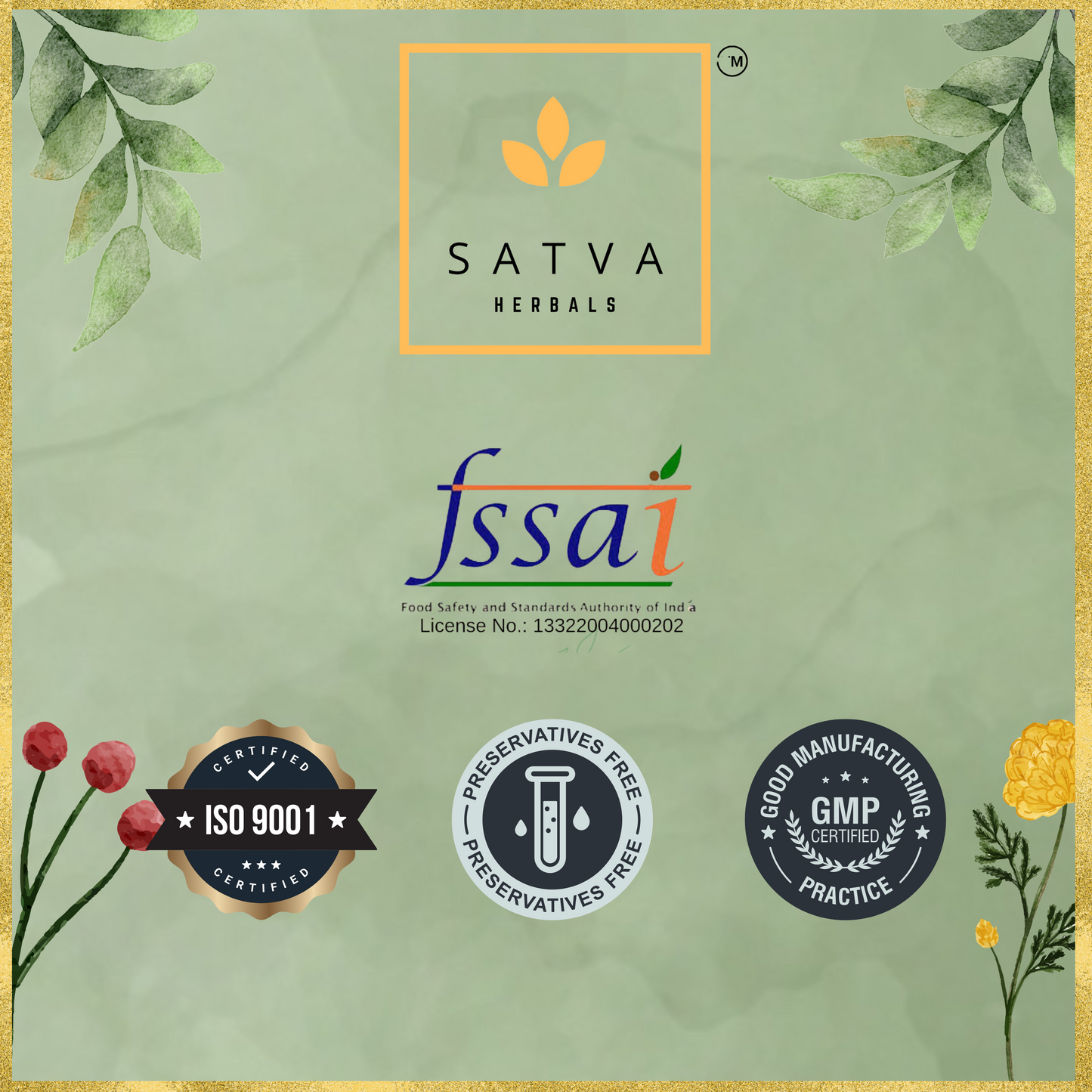 Satva Herbals Organic Gokhru Powder